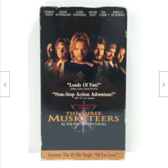 Walt Disney Media The Three Musketeers Vhs 994 4826e1m Poshmark